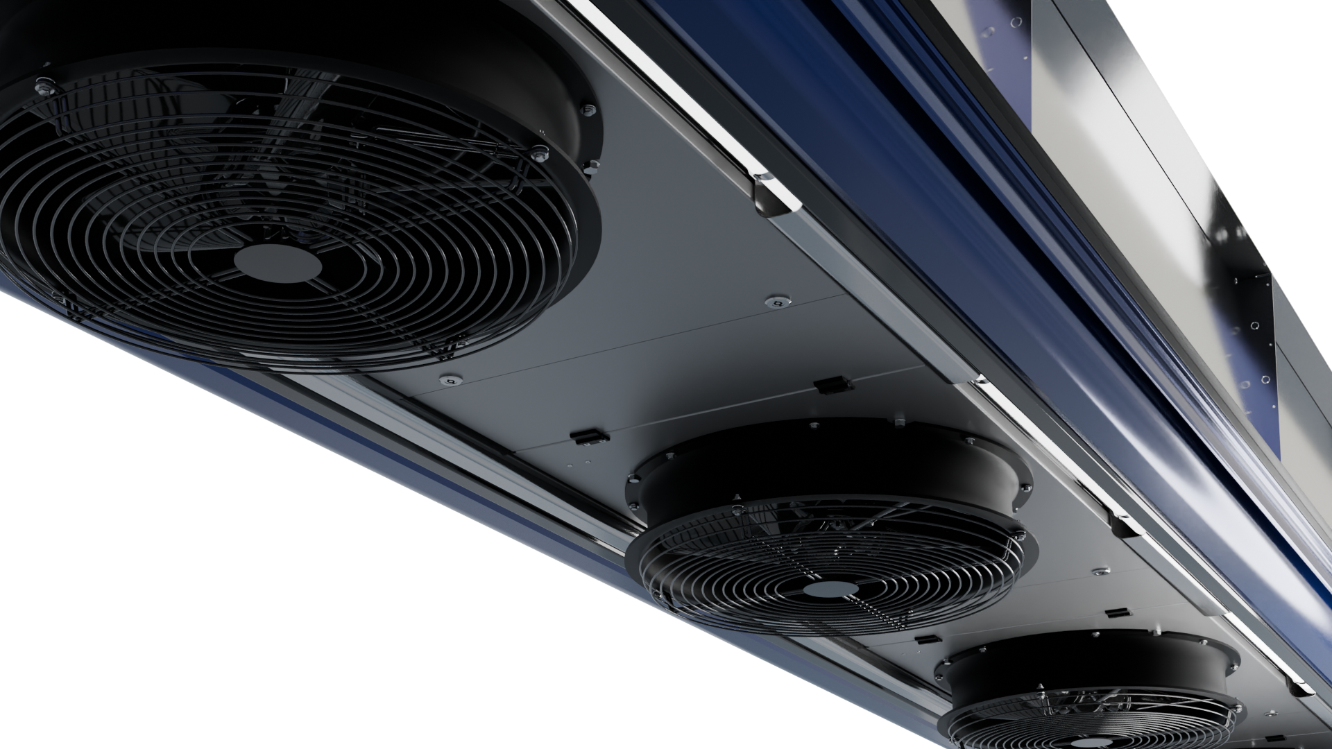 Interko VTH air cooler, seen from below